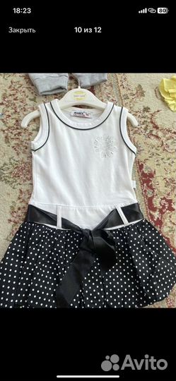 Детские вещи пакетом для девочек от 9 м до 1.5