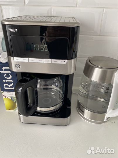 Кофеварка капельная braun