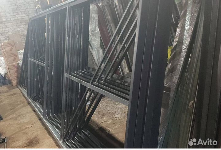 Откатные ворота - каркас