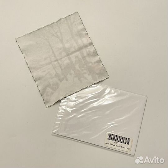 Пазл-открытка и тряпочка для очков