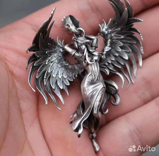 Подвеска Валькирия Воительница Ангел Ангелочек