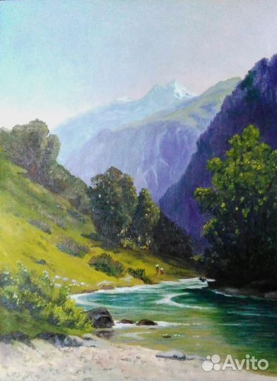 1.Картина. Пейзажи, масло,холст /двп 30х40