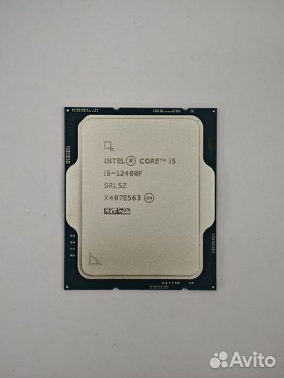 Новый процессор intel i5 12400F