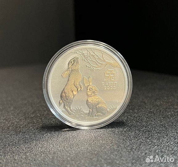 Серебряная монета 