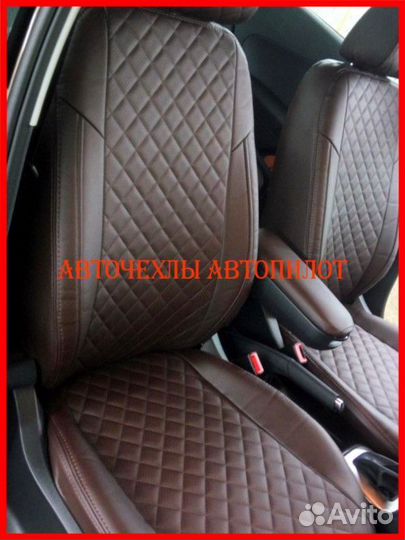 Чехлы Автопилот Volkswagen Polo 5 Sd из экокожи