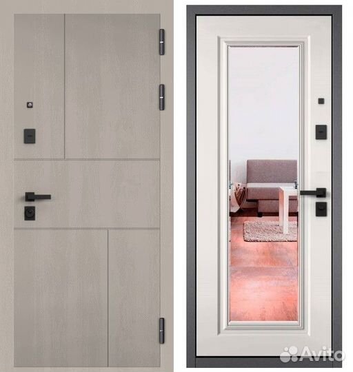 Дверь с зеркалом