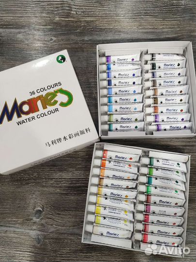 Набор акварельных красок Maries