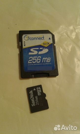Карта памяти SD 256mb (micro sd)