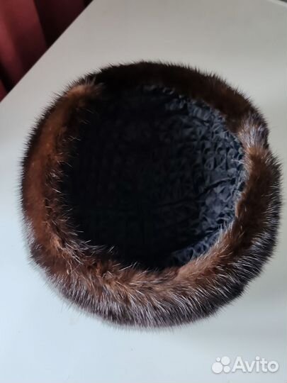 Шапка норковая 58 размер женская