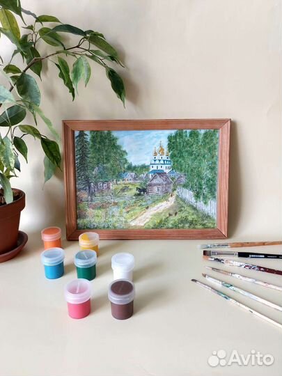 Картина акварель 