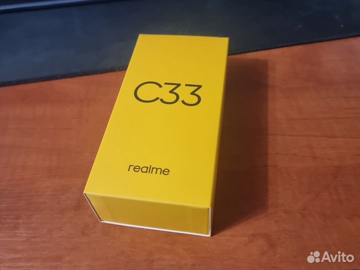 Новый смартфон realme C33 3/32GB Night Black