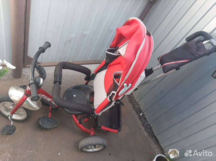 Трехколесный велосипед коляска