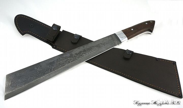 Нож Мачете № 6 дамаск венге