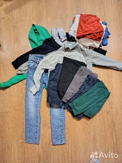 Вещи пакетом на мальчика рост 128 134