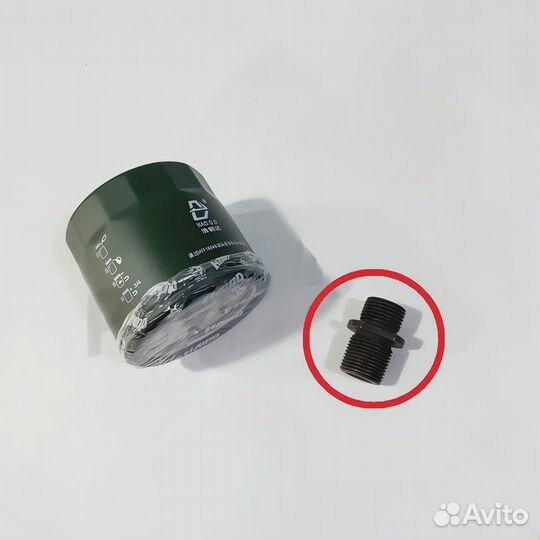 Штуцер масляного фильтра, сталь, kazuma, 16521-502