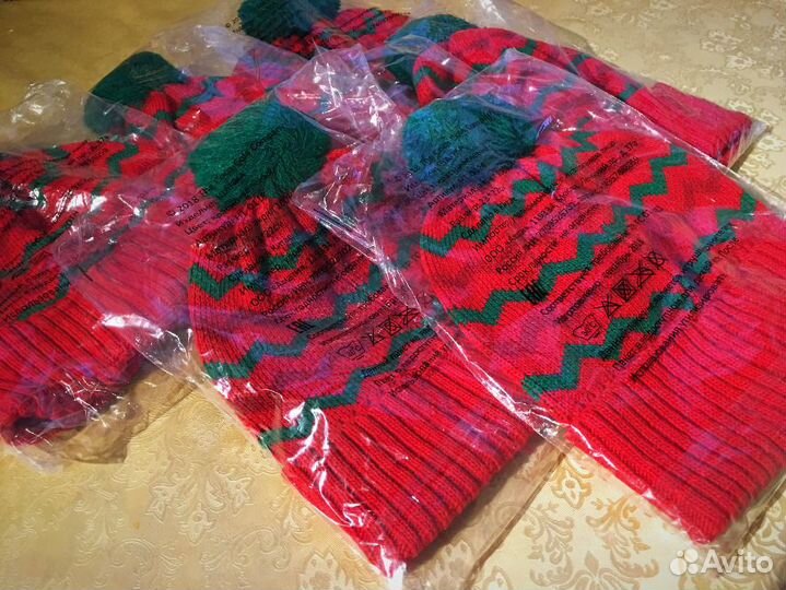 Новогодняя шапка Кока-кола Coca-cola