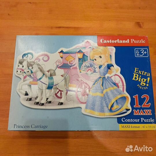 Пазлы Castorland Карета принцессы и Белоснежка