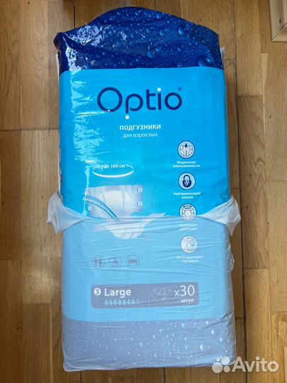 Памперсы для взрослых Optio размер L