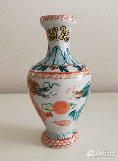 Ваза, ручная роспись