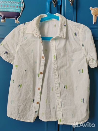 Рубашки H&M 116-122