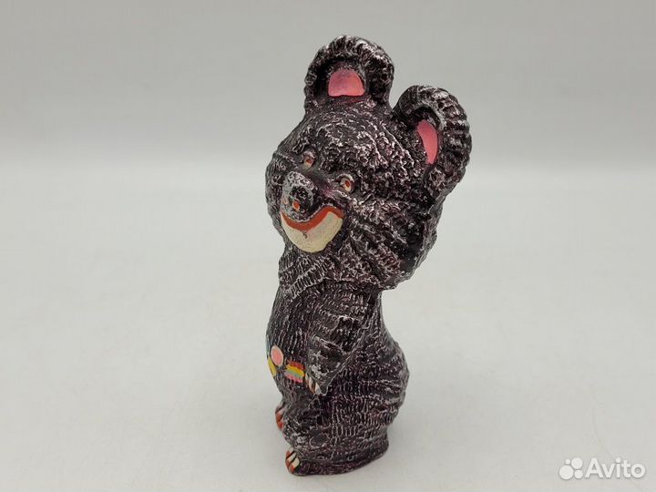 Олимпийский Мишка 11 см силумин литье СССР