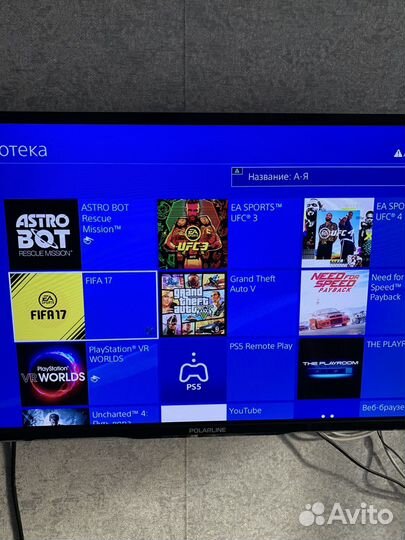 Sony PS4 slim + 19 игр