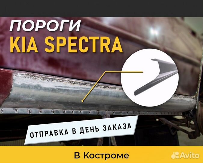 Пороги Hyundai Sonata (Хендай Соната) Цинк