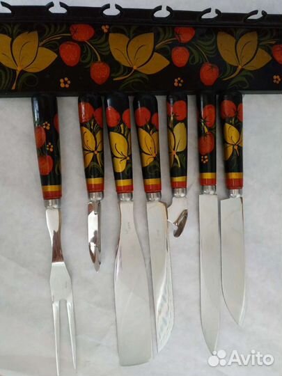 Кухонный набор. Хохлома. СССР