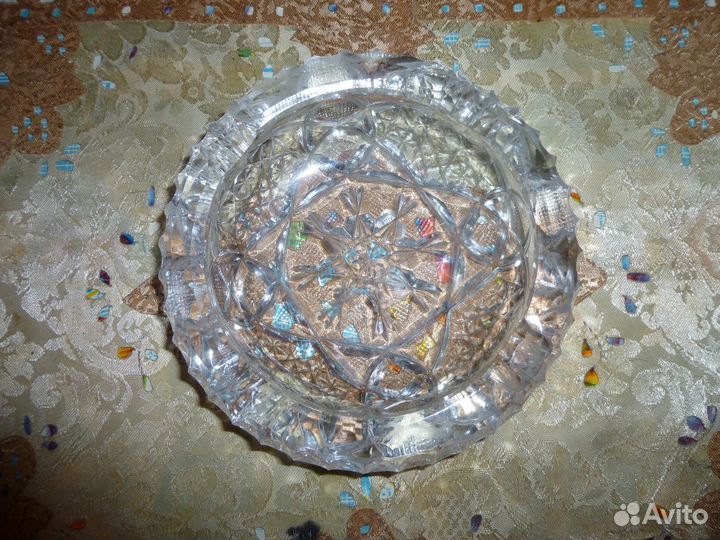 Хрустальная пепельница