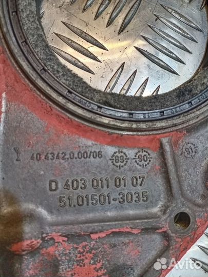 Крышка плиты двигателя MAN