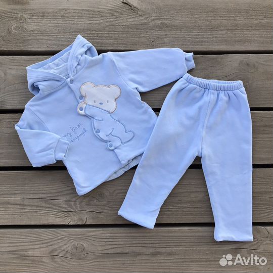 Утеплённый костюм 74 р-р кофта, брюки