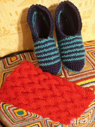 Вязаные следочки