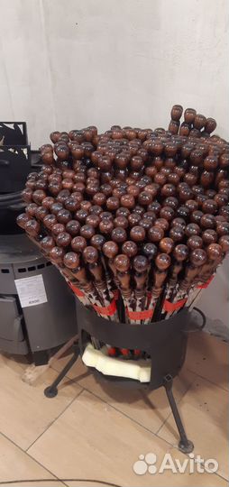 Шампура для люля и двойной спицей для овощей