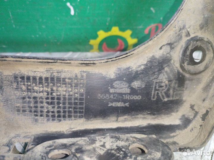 Брызговик задний правый Hyundai Solaris 2017