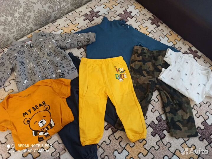 Вещи пакетом на мальчика 1-2 года