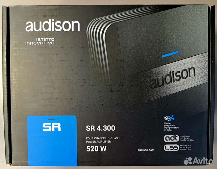 Автомобильный цифровой усилитель Audison SR 4.300