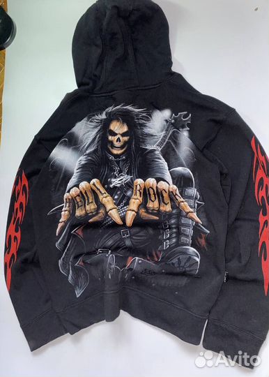 Sematary spiral skull hoodie