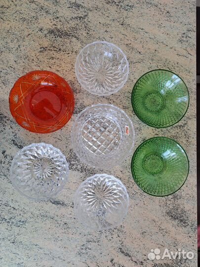Салатник стекло, хрусталь СССР