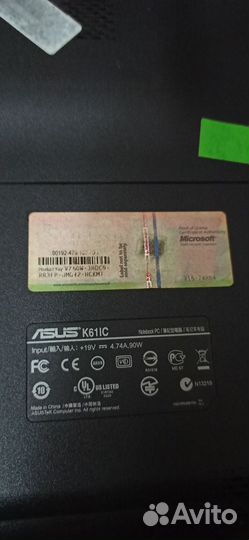 Asus k61ic