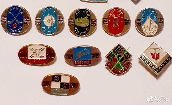 Значки спорт, хоккей