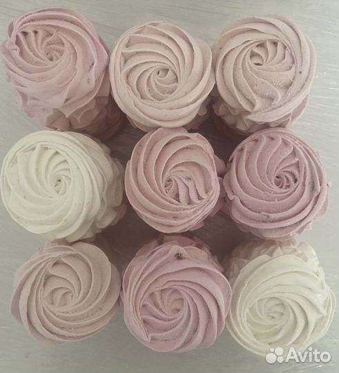 Домашний зефир, цветок в колбе, зефир в рожках