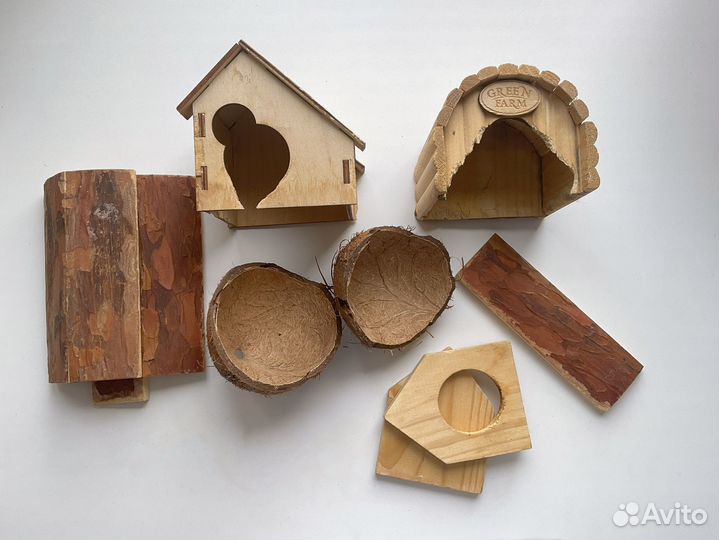 Домик, колесо, шар для хомяка