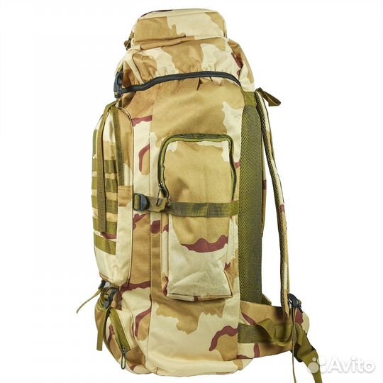 Рюкзак турист 80 литров, цвет кмф пустыня 5230-2