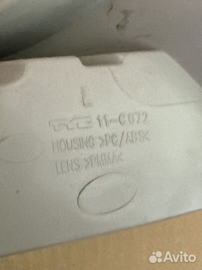 Левый задний фонарь Octavia A7