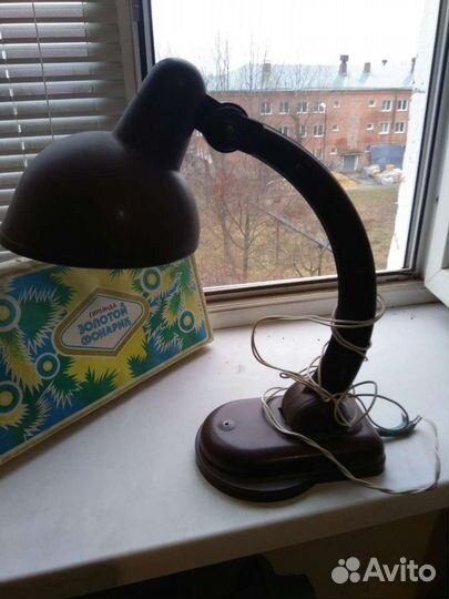 Раритет. Лампа настольная нквд