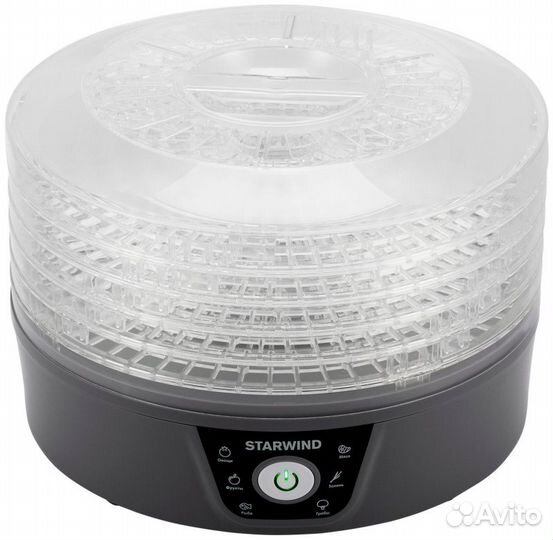 Сушилка для овощей и фруктов StarWind SFD0501, сер