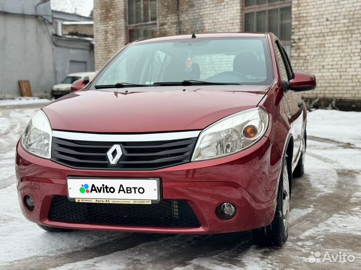 Renault Sandero 1.6 МТ, 2011, 74 000 км