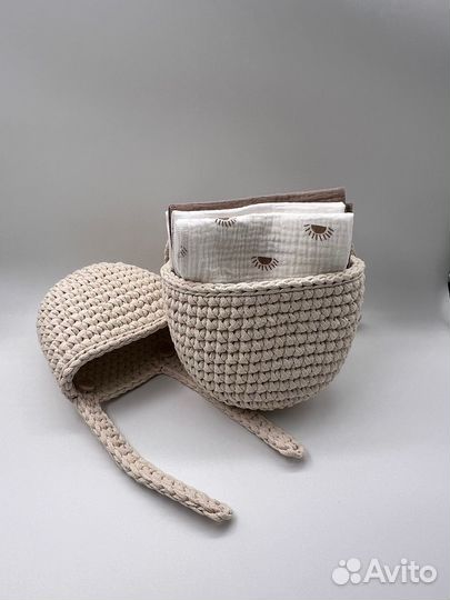 Корзинка подвесная на кроватку новая,для хранения