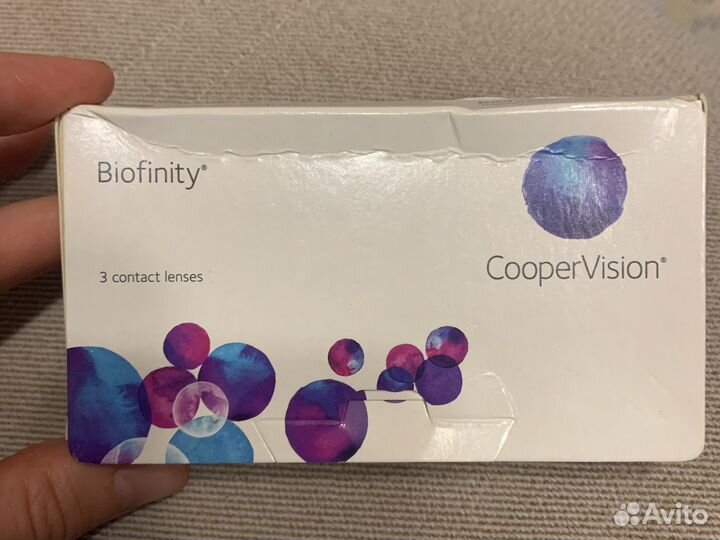 Линзы контактные biofinity