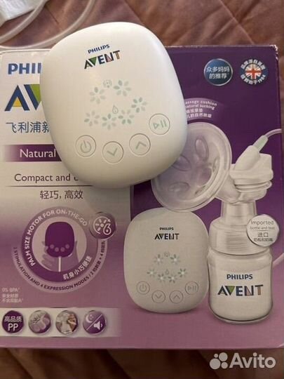 Молокоотсос avent электрический